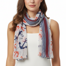 Anchor Printed Scarves