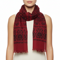 Elephant & Paisley Printed Scarves