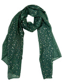Gold Foil Stars Scarves