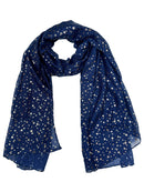 Gold Foil Stars Scarves