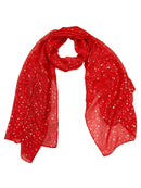 Gold Foil Stars Scarves