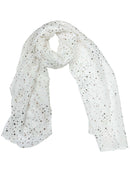 Gold Foil Stars Scarves