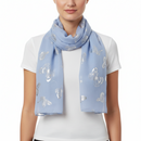 Silver Foil Butterflies Scarves