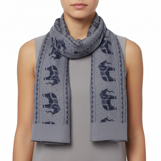 Elephant Printed Scarves