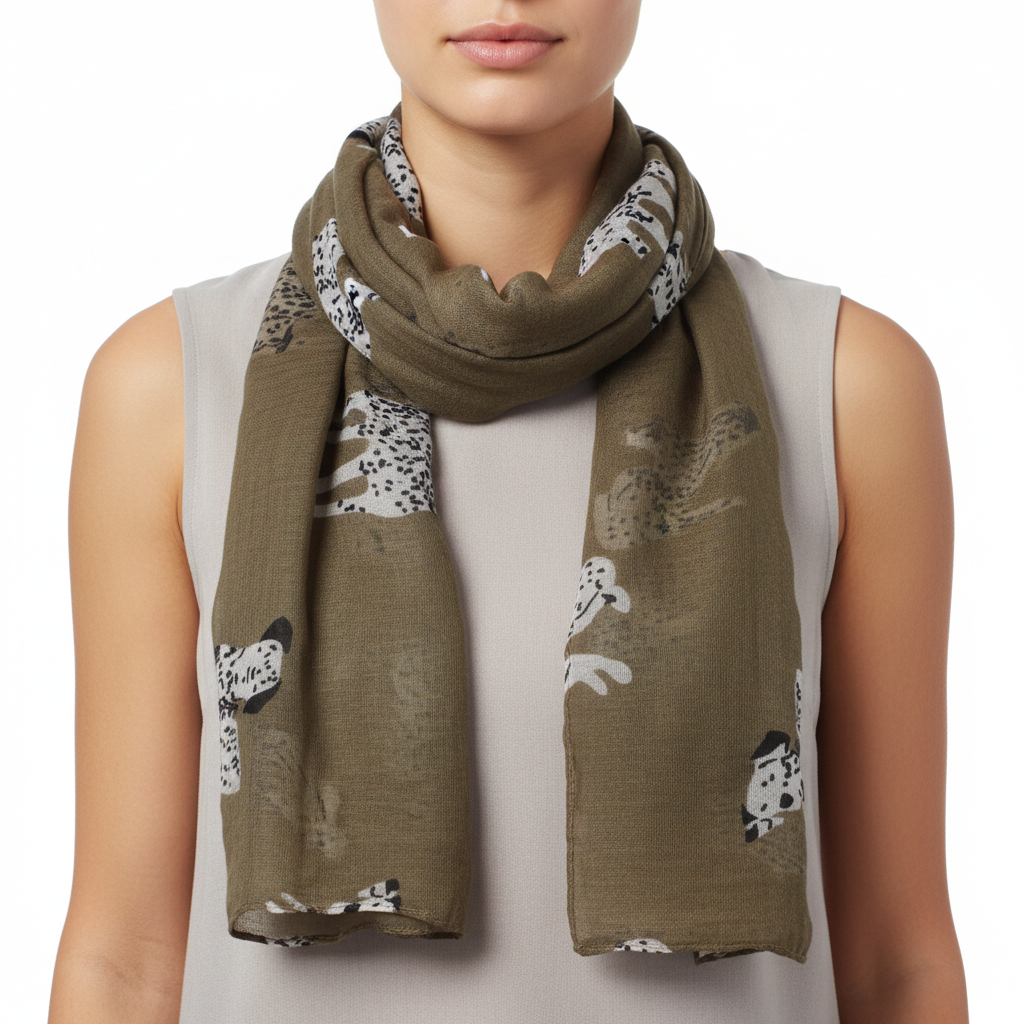 Dalmatian Printed Scarves