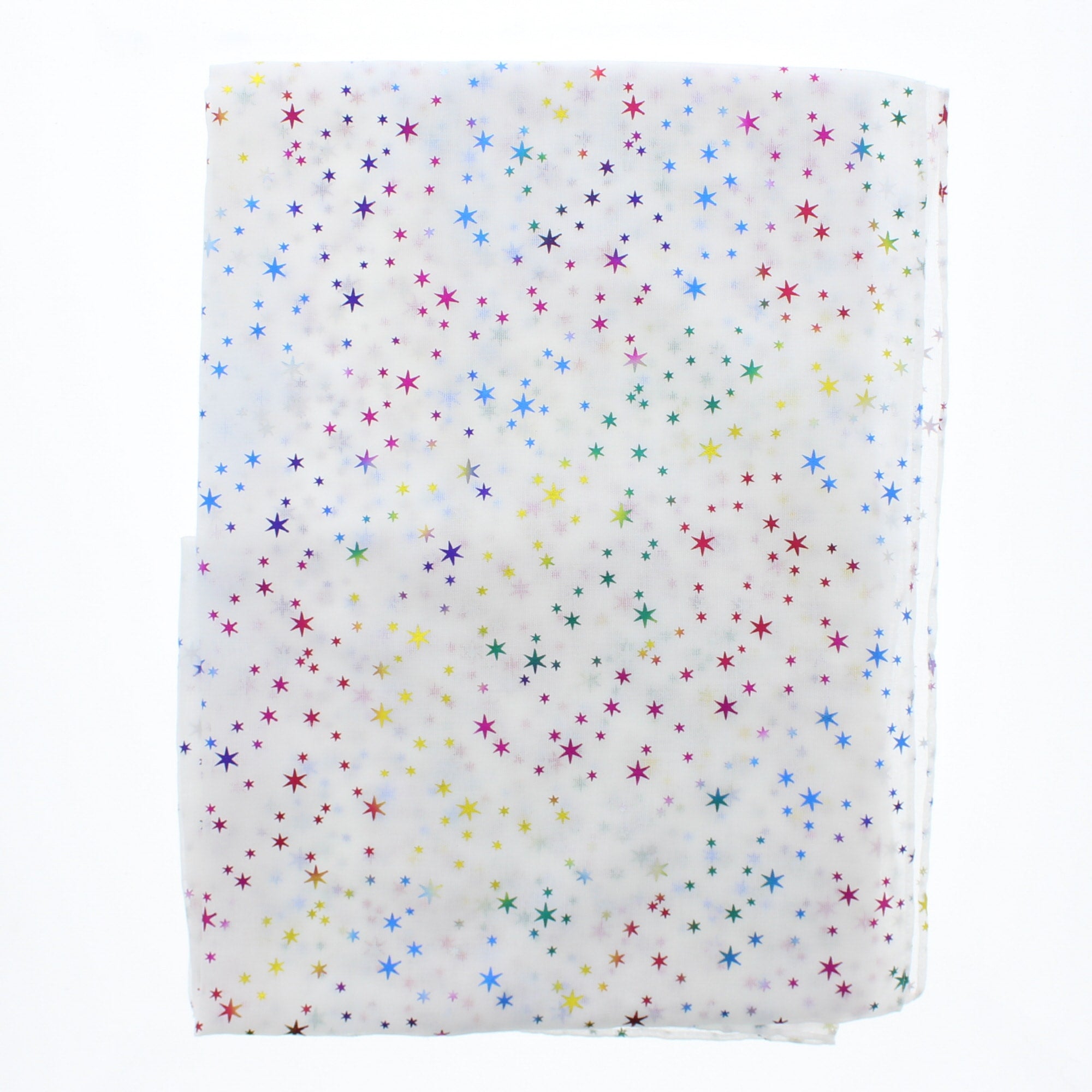 Rainbow Foil Stars Scarves