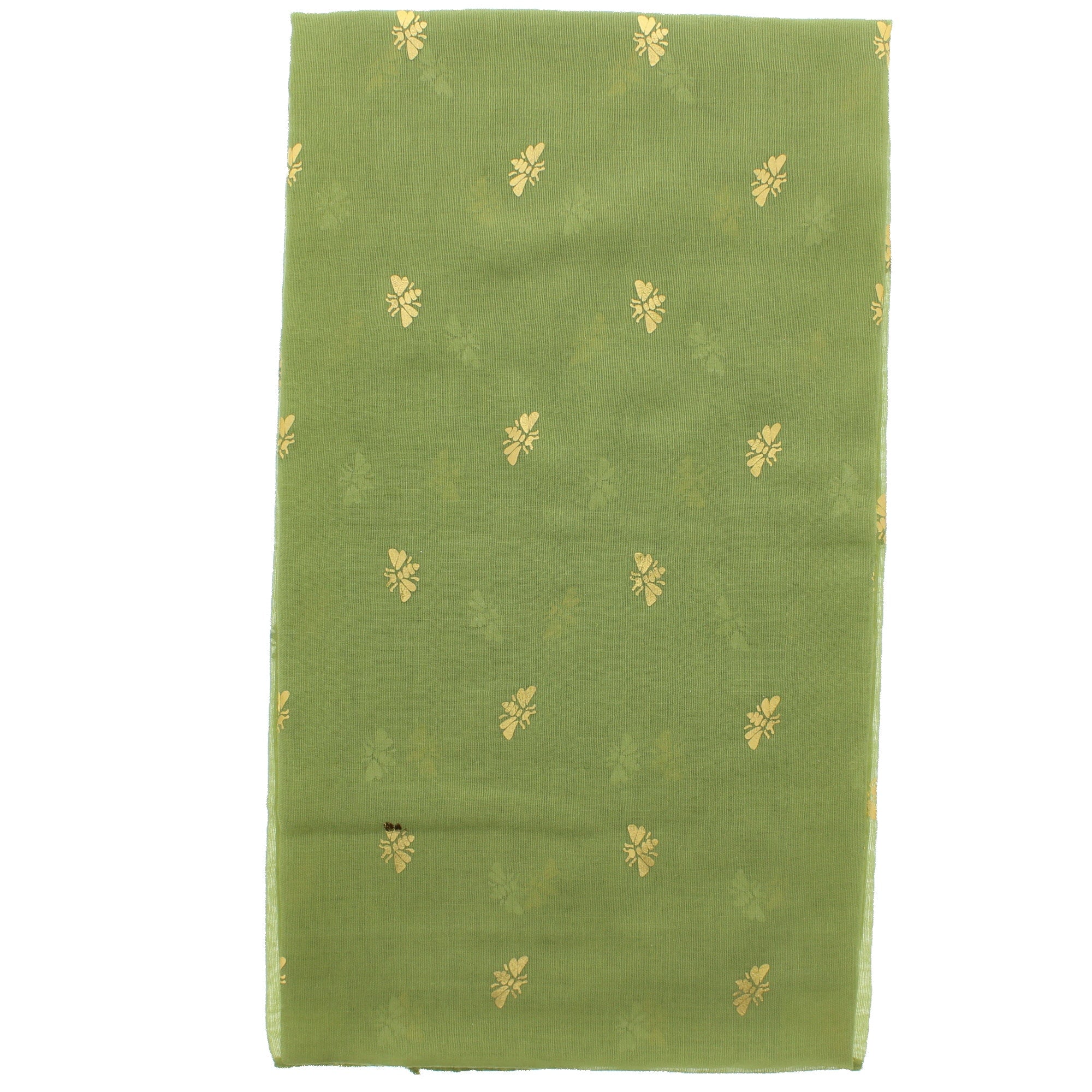 Gold Foil Bees Scarves