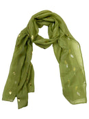 Gold Foil Bees Scarves
