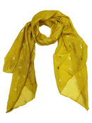 Gold Foil Bees Scarves