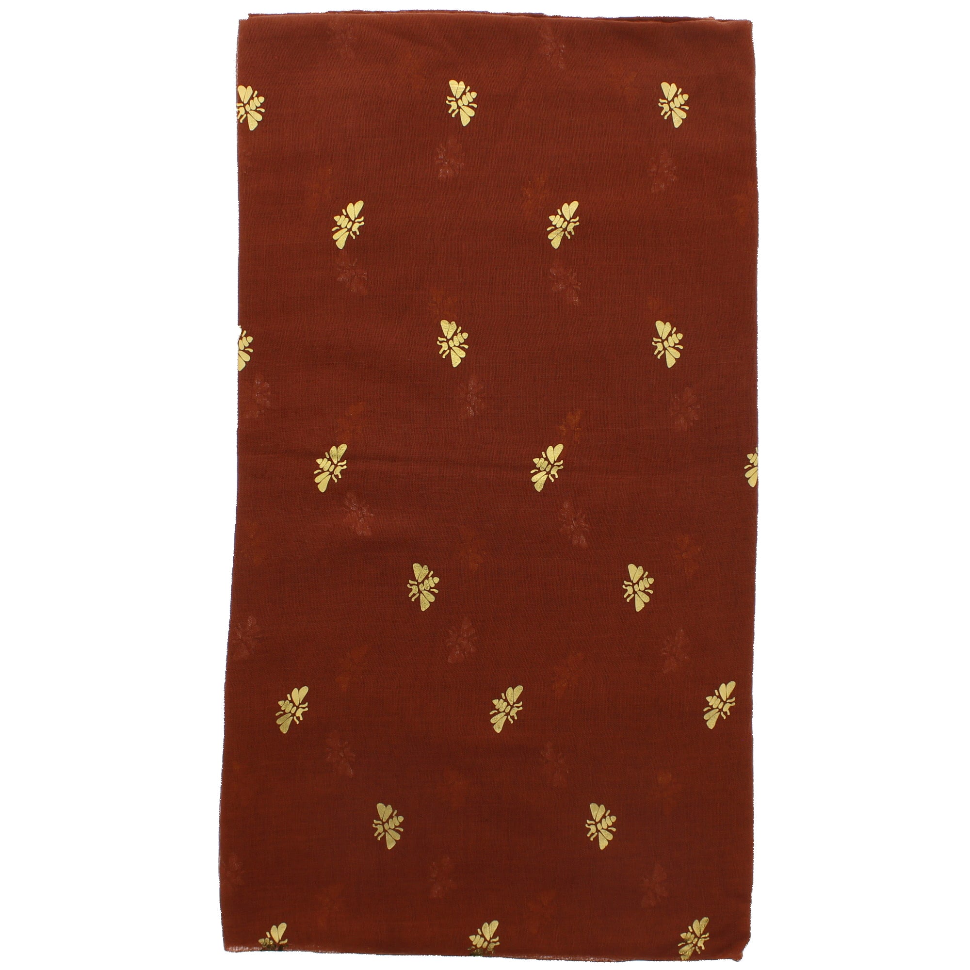 Gold Foil Bees Scarves
