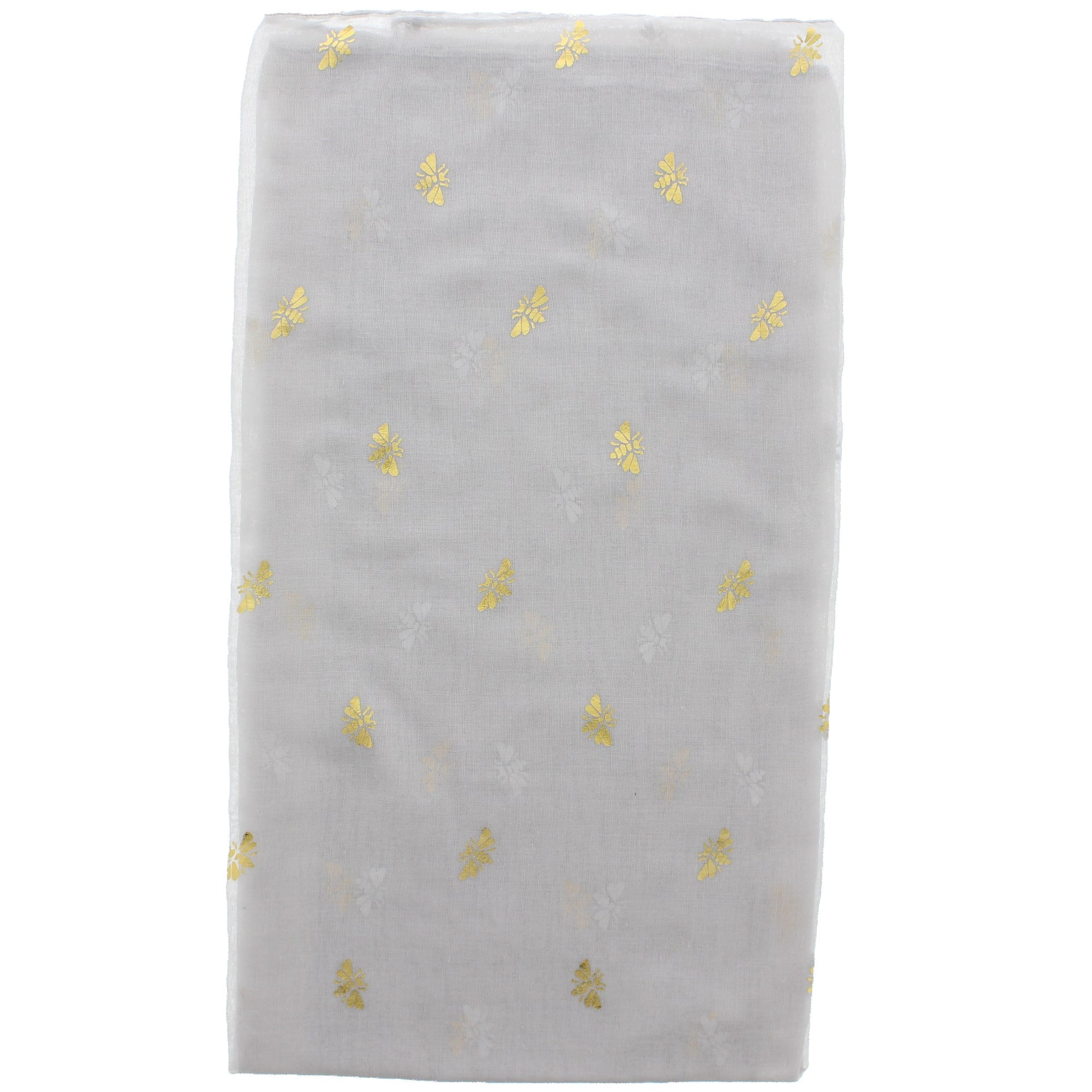 Gold Foil Bees Scarves