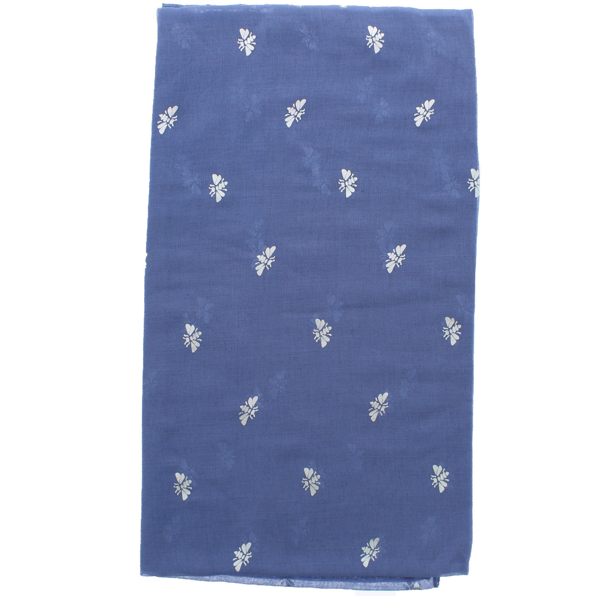 Silver Foil Bees Scarves