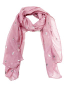 Silver Foil Bees Scarves