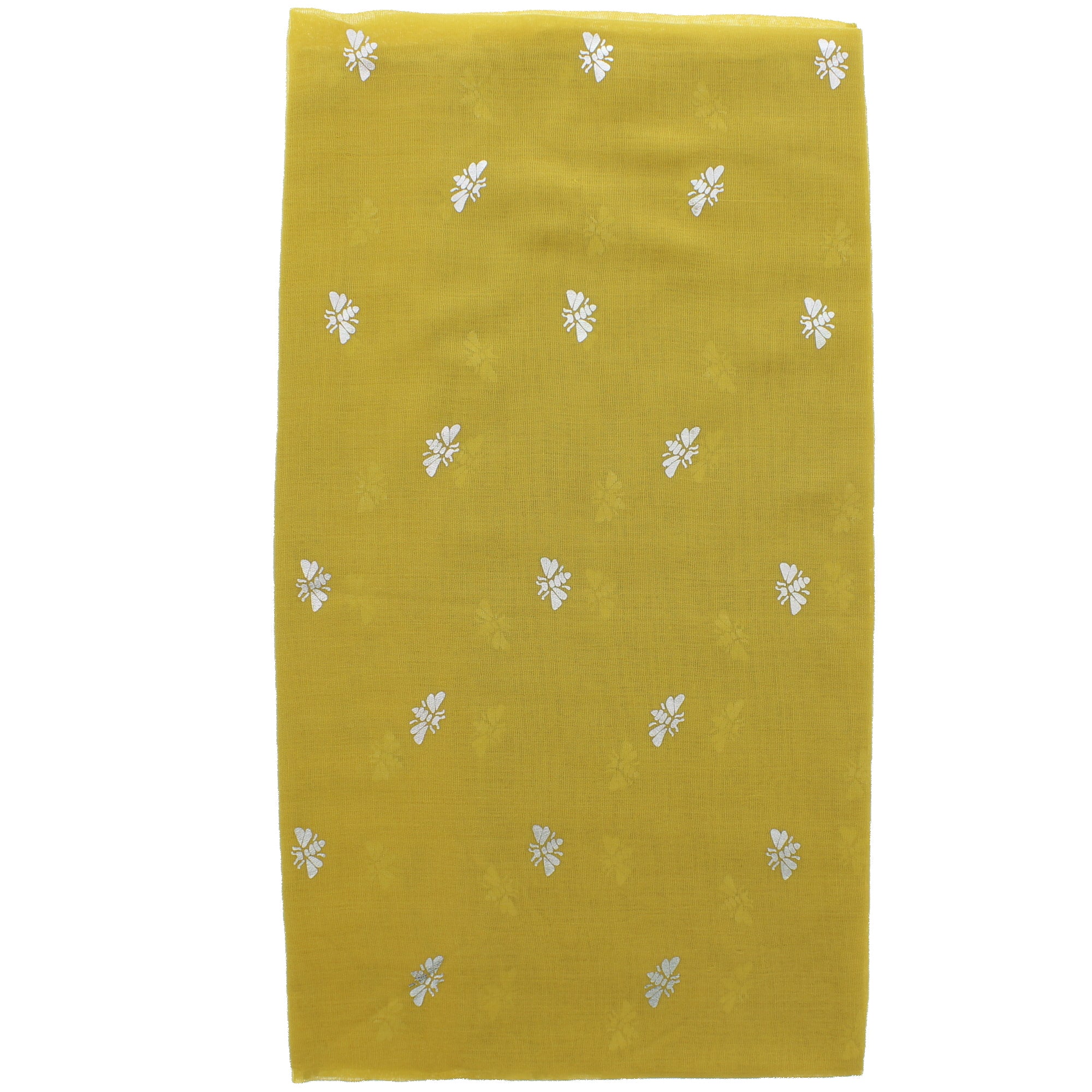 Silver Foil Bees Scarves