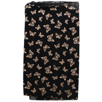 Mini Gold Foil Butterflies Scarves
