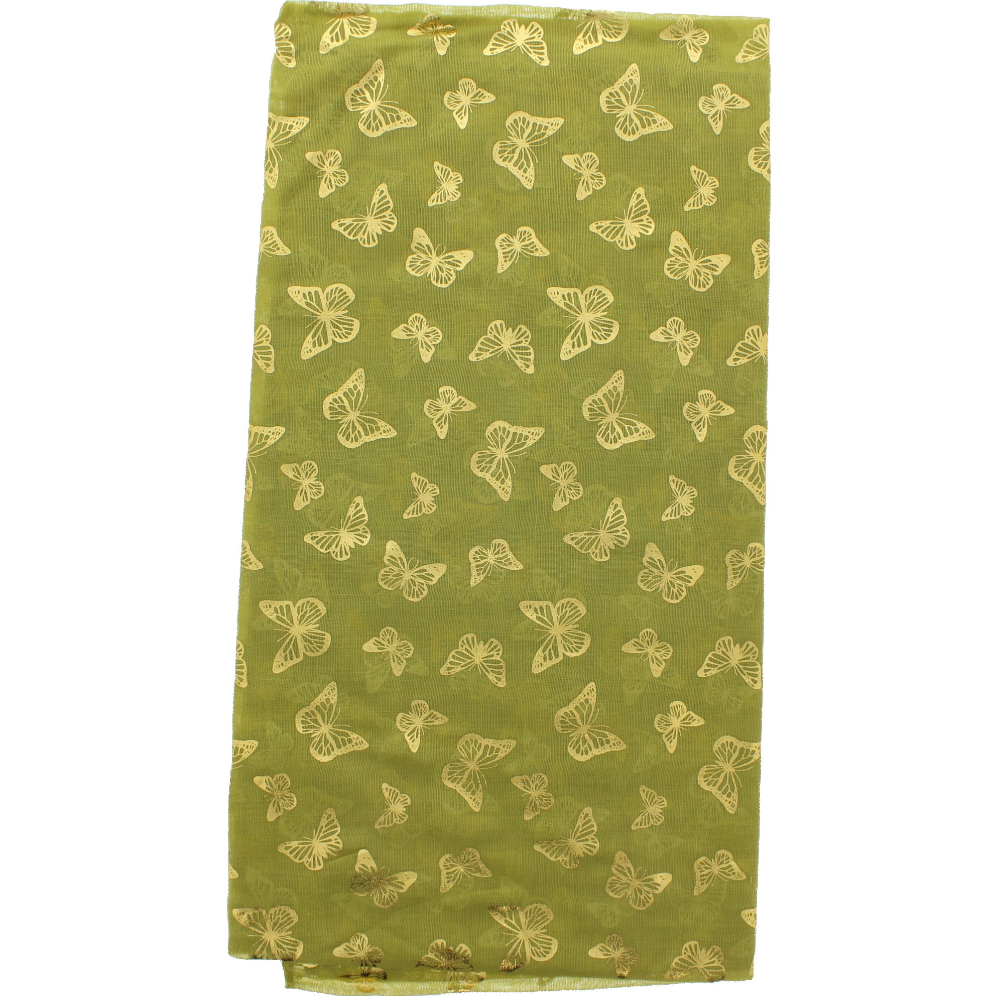 Mini Gold Foil Butterflies Scarves