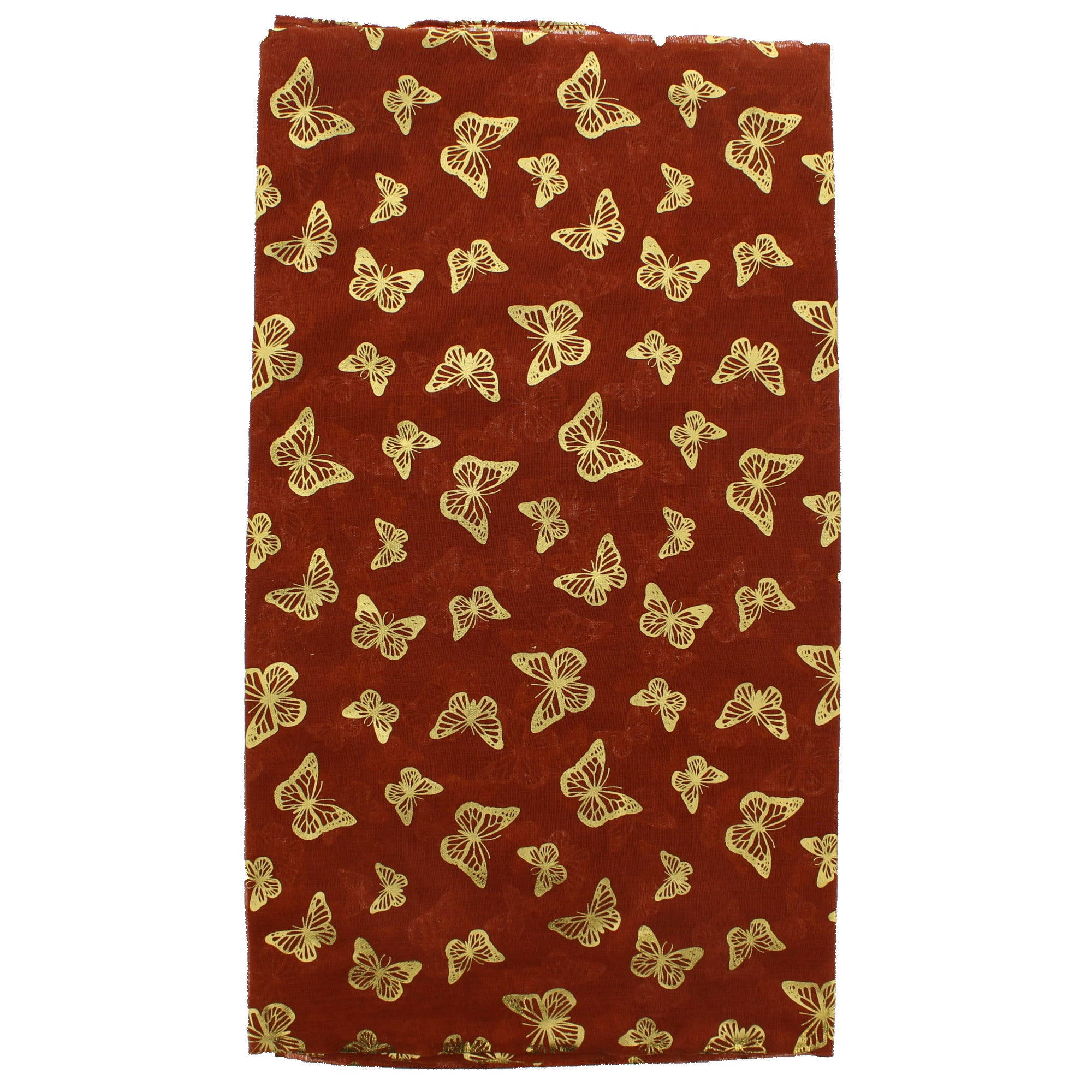 Mini Gold Foil Butterflies Scarves