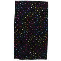 Rainbow Foil Hearts Scarves