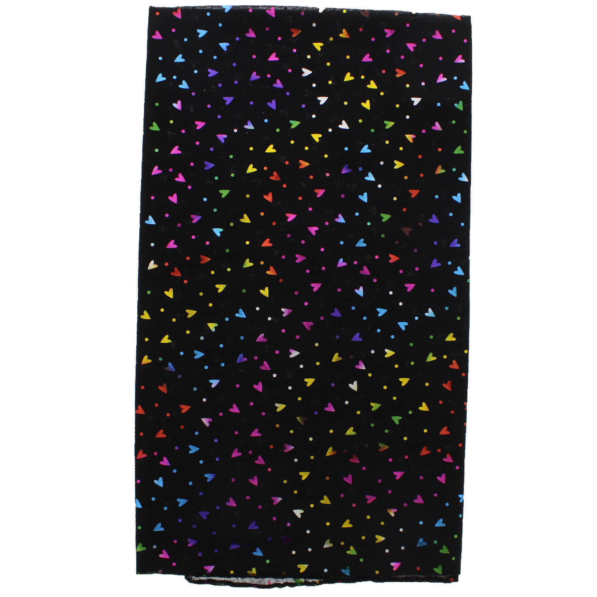Rainbow Foil Hearts Scarves