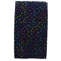 Rainbow Foil Hearts Scarves