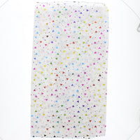 Rainbow Foil Hearts Scarves