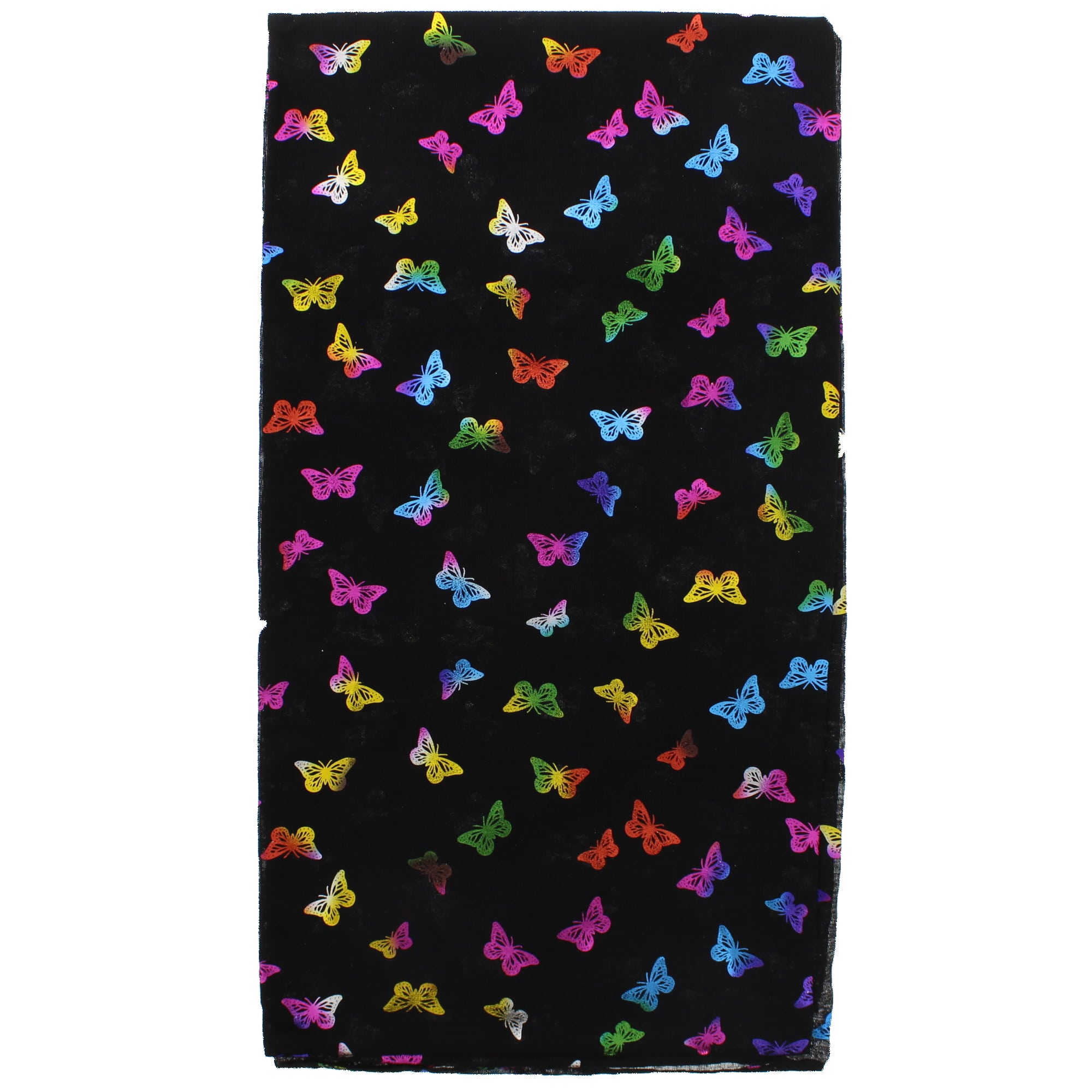 Mini Rainbow Foil Butterflies Scarves