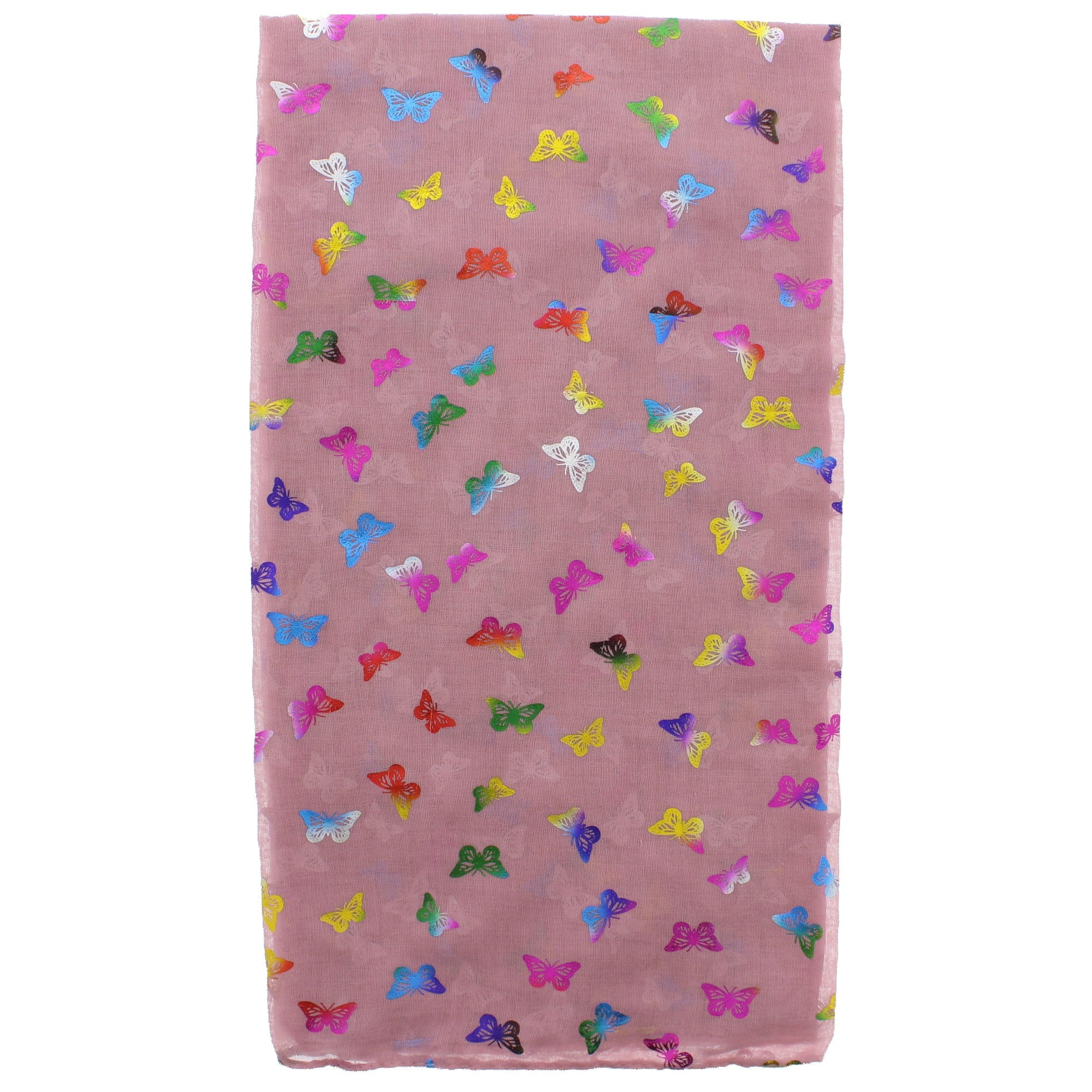 Mini Rainbow Foil Butterflies Scarves