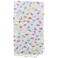 Mini Rainbow Foil Butterflies Scarves