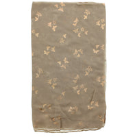 Tiny Gold Foil Butterflies Scarves