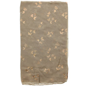 Scarf with Tiny Gold Foil Butterflies