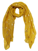 Tiny Gold Foil Butterflies Scarves
