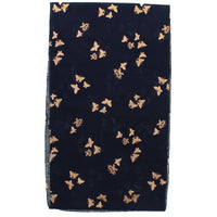 Tiny Gold Foil Butterflies Scarves