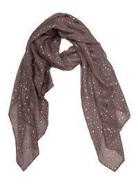 Silver Foil Stars Scarves
