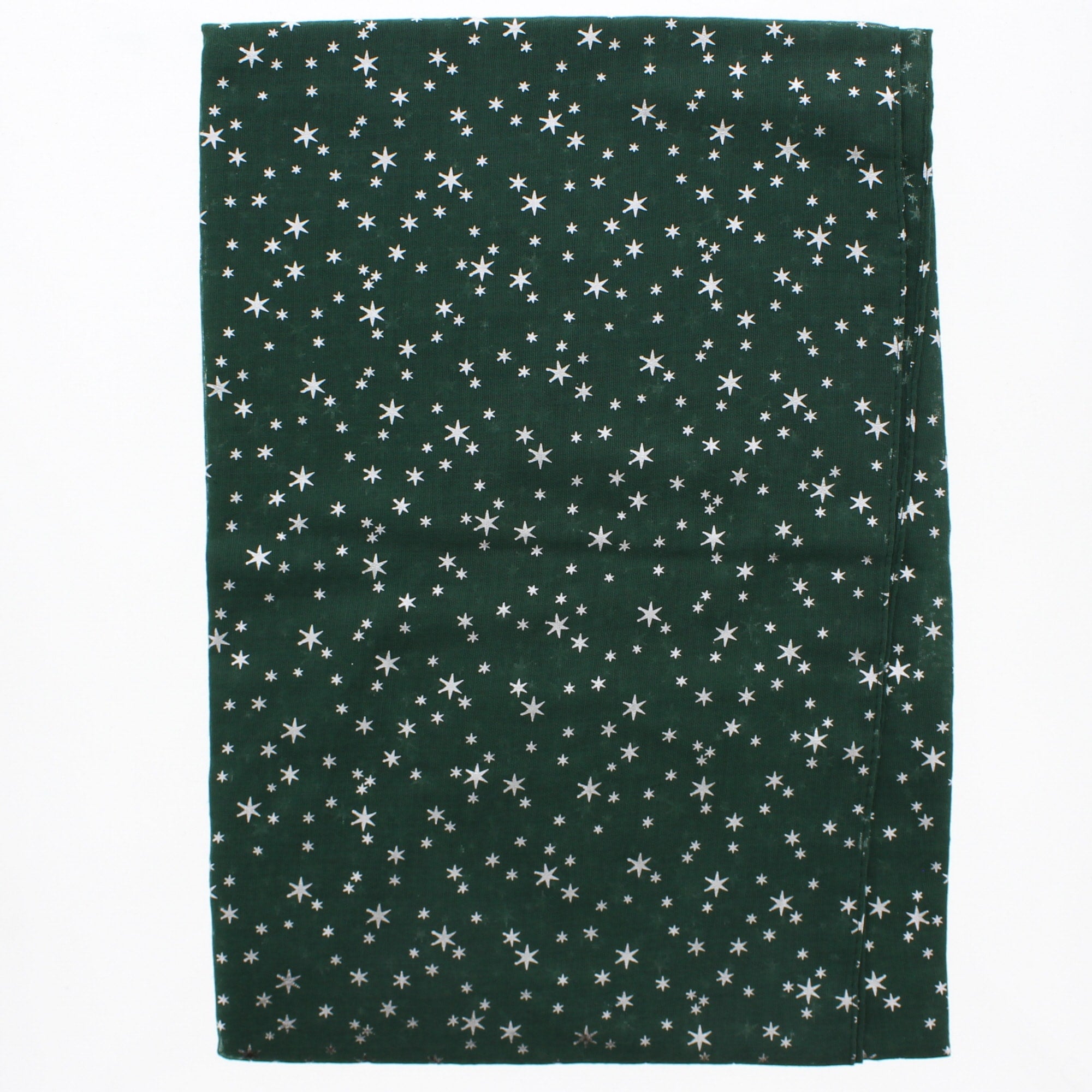 Silver Foil Stars Scarves