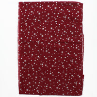 Silver Foil Stars Scarves
