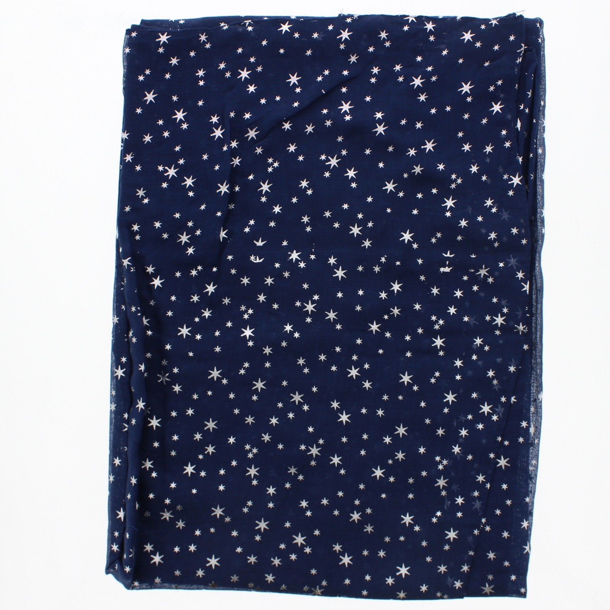 Silver Foil Stars Scarves