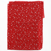 Silver Foil Stars Scarves