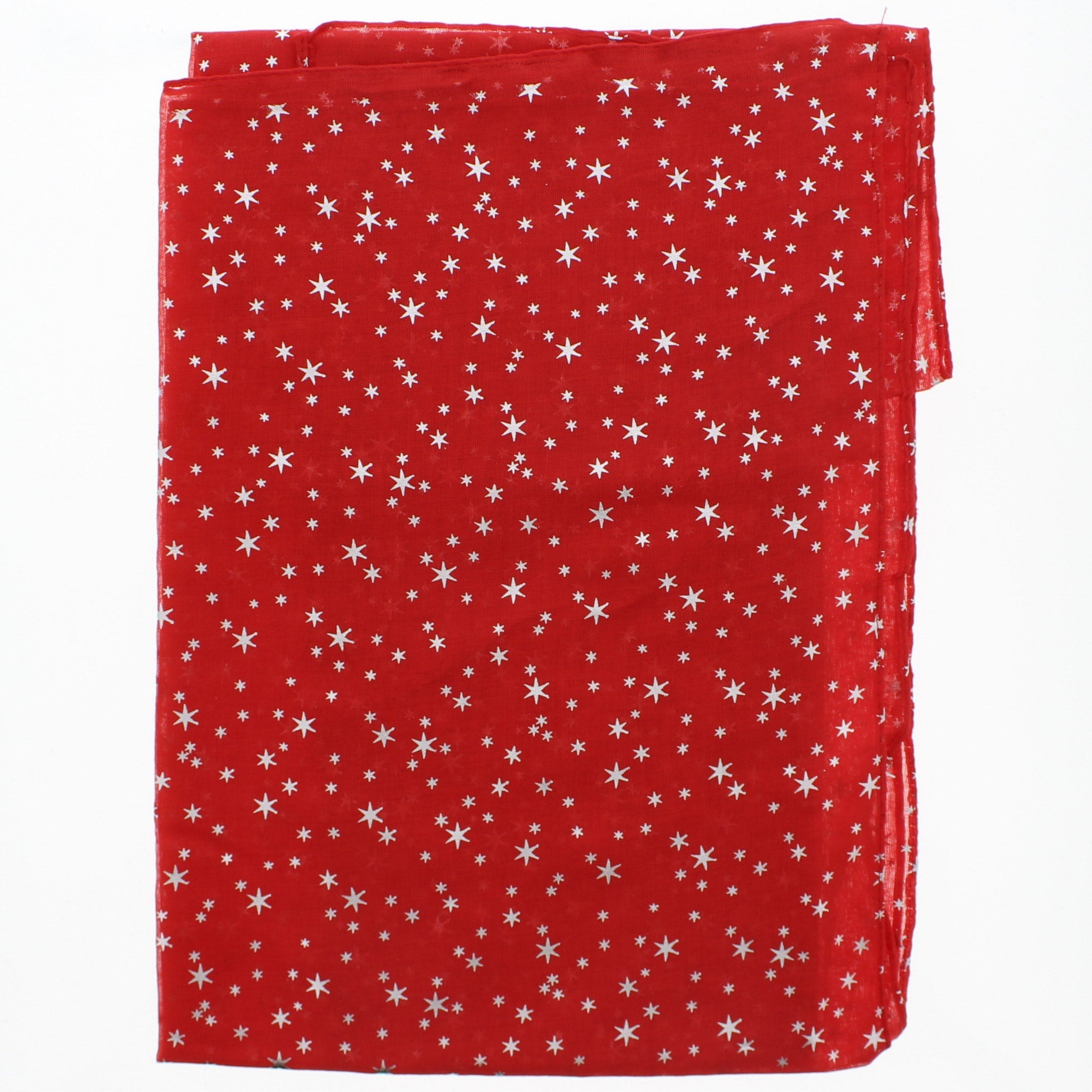 Silver Foil Stars Scarves