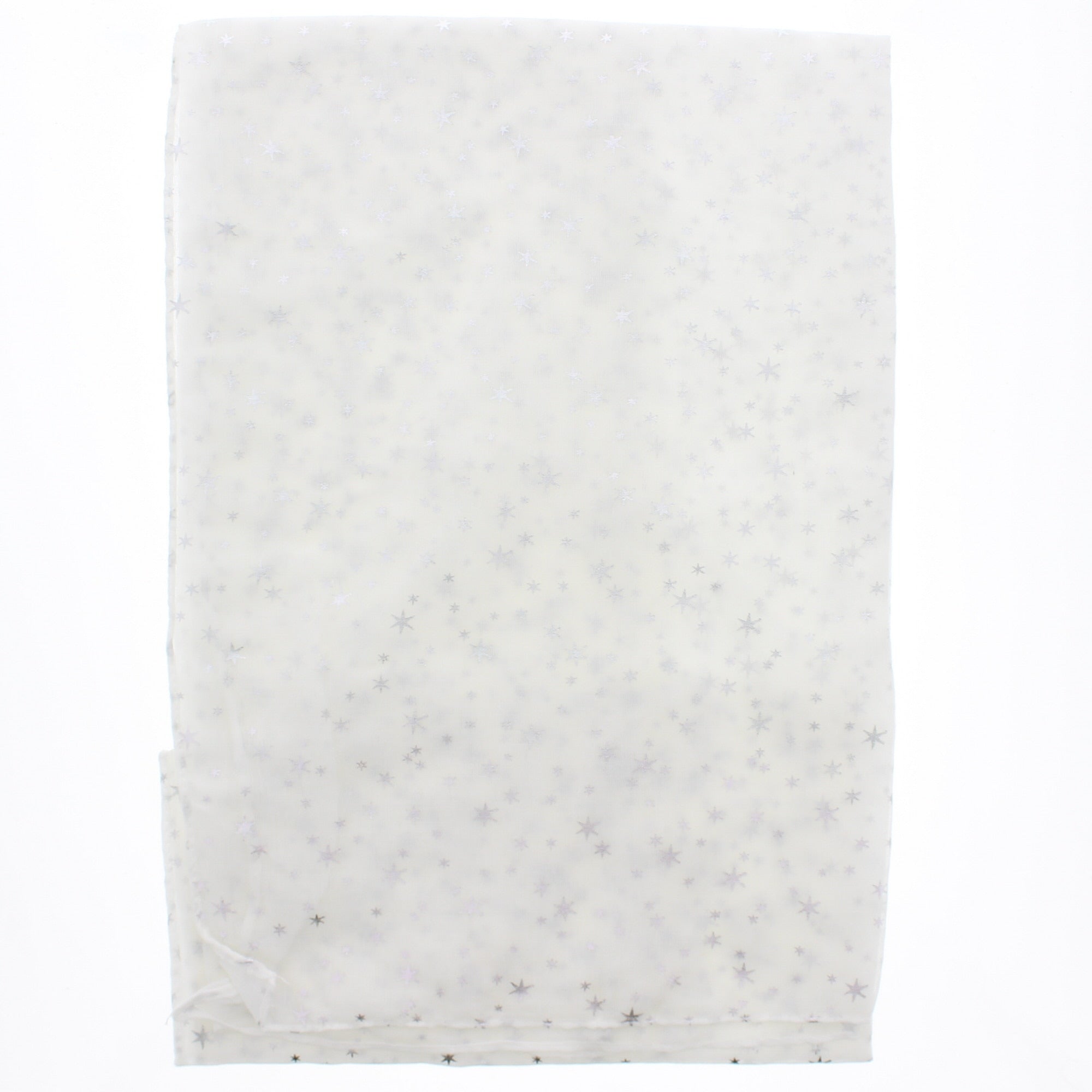 Silver Foil Stars Scarves