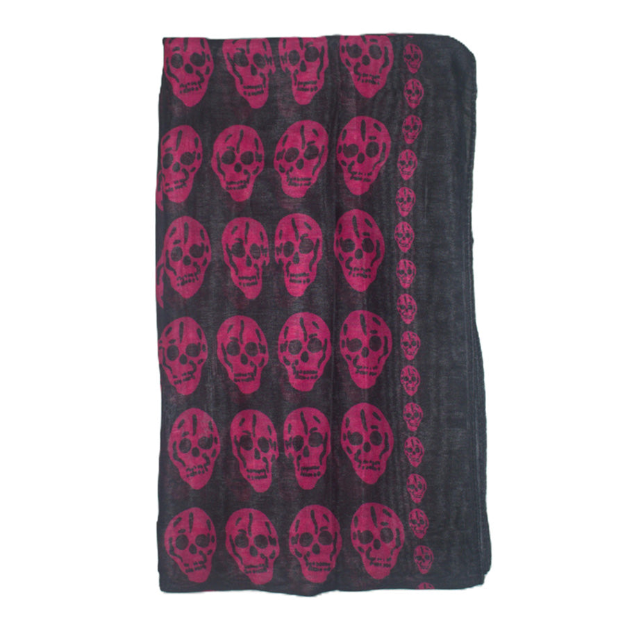 Skull Print Scarf