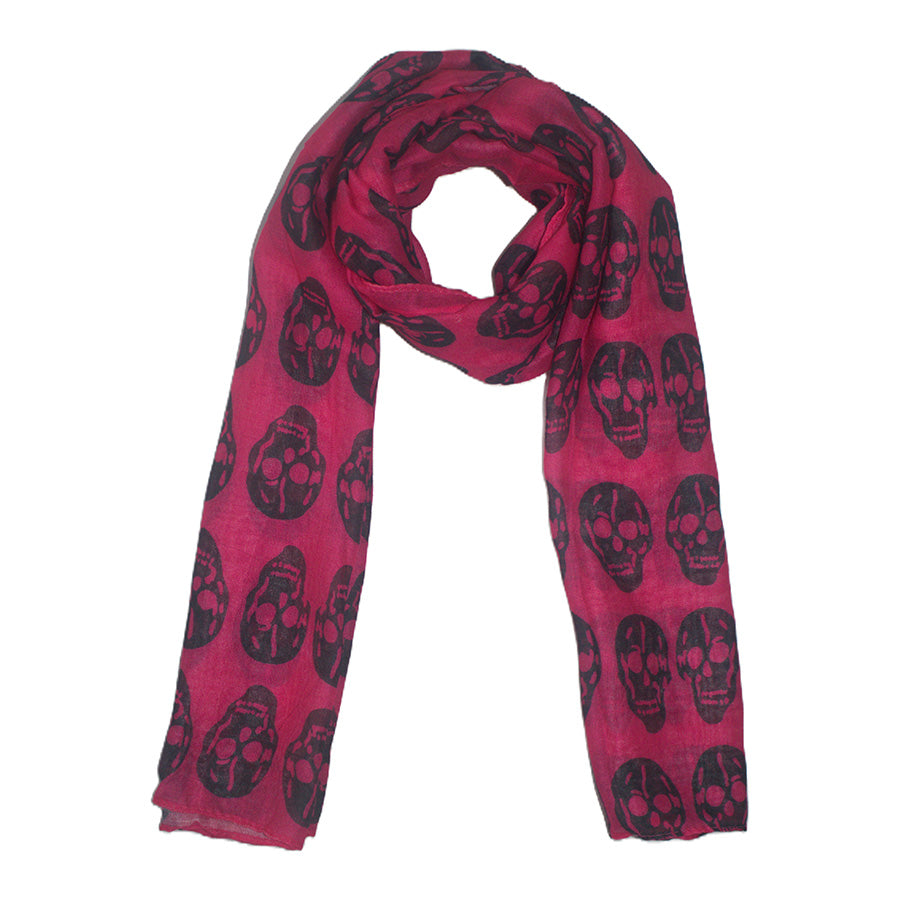 Skull Print Scarf