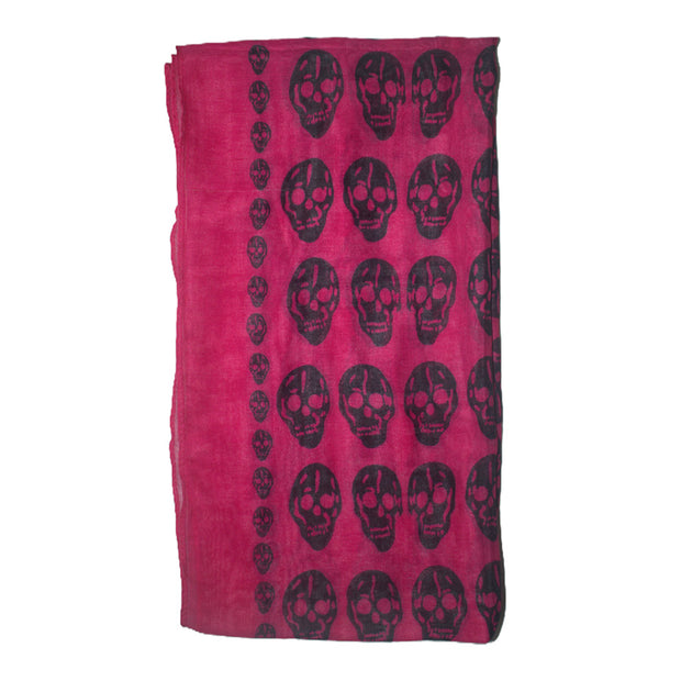 Skull Print Scarf