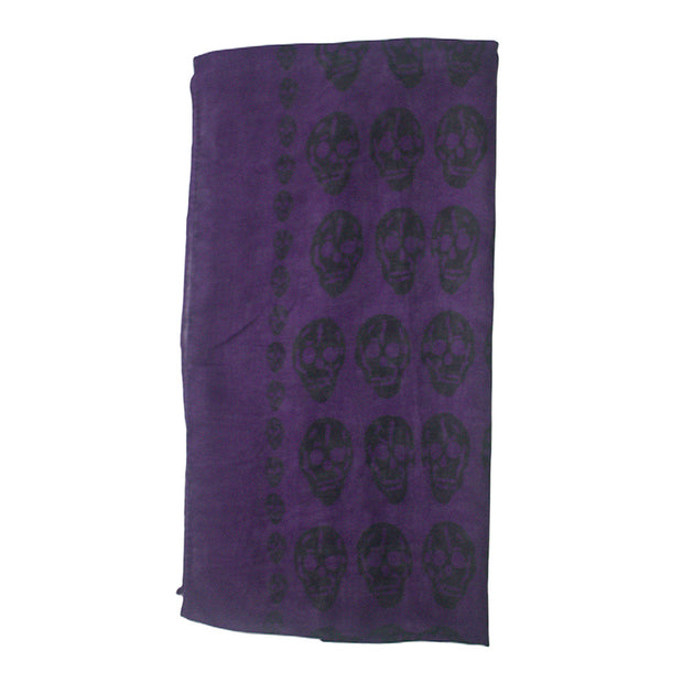 Skull Print Scarf