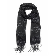 Skull & Scrolls Print Scarf