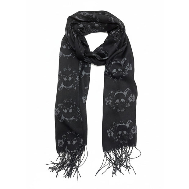 Skull & Scrolls Print Scarf