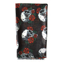 Skulls & Roses Printed Scarf