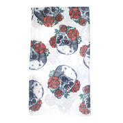Skulls & Roses Printed Scarf