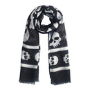 Skulls & Crossbones Printed Scarf