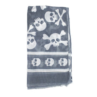 Skulls & Crossbones Printed Scarf