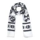 Skulls & Crossbones Printed Scarf